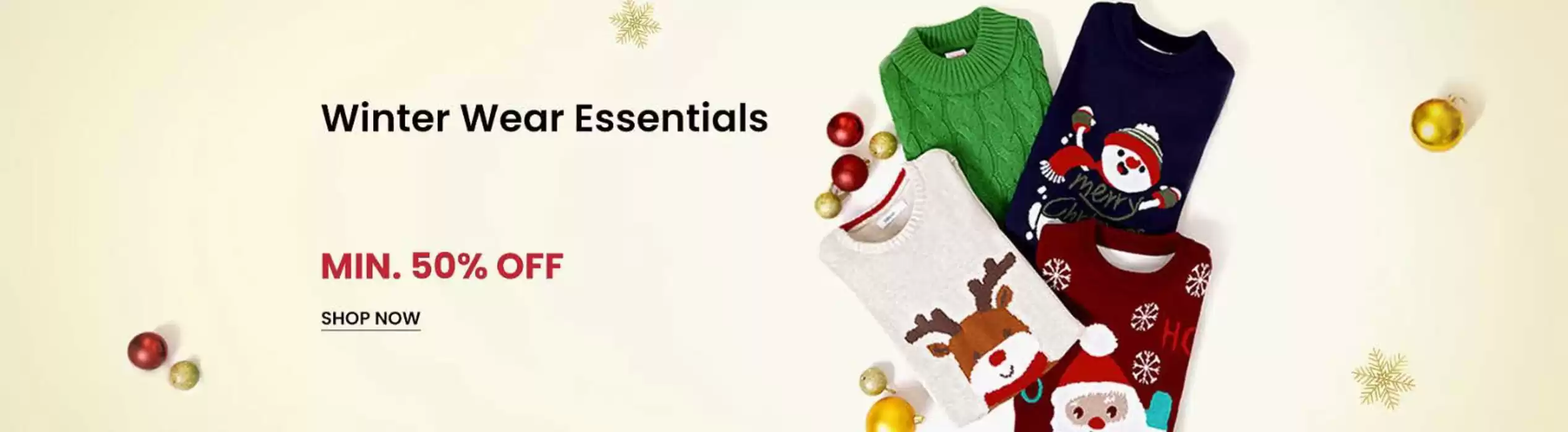 Firstcry catalogue | Winter Wear Essentials 50% Off | 24/12/2024 - 26/12/2024