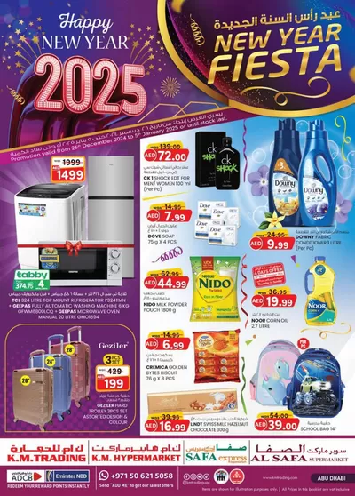 KM Trading catalogue in Sharjah | New Year Fiesta - Abu Dhabi | 26/12/2024 - 09/01/2025