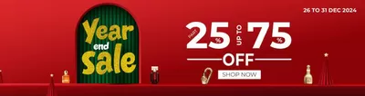 Health & Beauty offers in Khorfakkan | Year End Sale! 25% To 75% Off in V Perfumes | 26/12/2024 - 31/12/2024