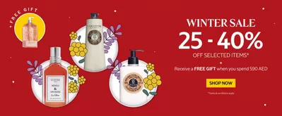 Health & Beauty offers in Khorfakkan | Winter Sale! 25-40% Off in L'Occitane | 26/12/2024 - 02/02/2025