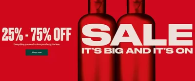 Health & Beauty offers in Ajman | Sale It's Big And It's On! 25-75% Off in The Body Shop | 26/12/2024 - 07/01/2025