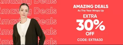 Clothes, Shoes & Accessories offers in Ghayathi | Amazing Deals Extra 30% Off in Modanisa | 26/12/2024 - 10/01/2025