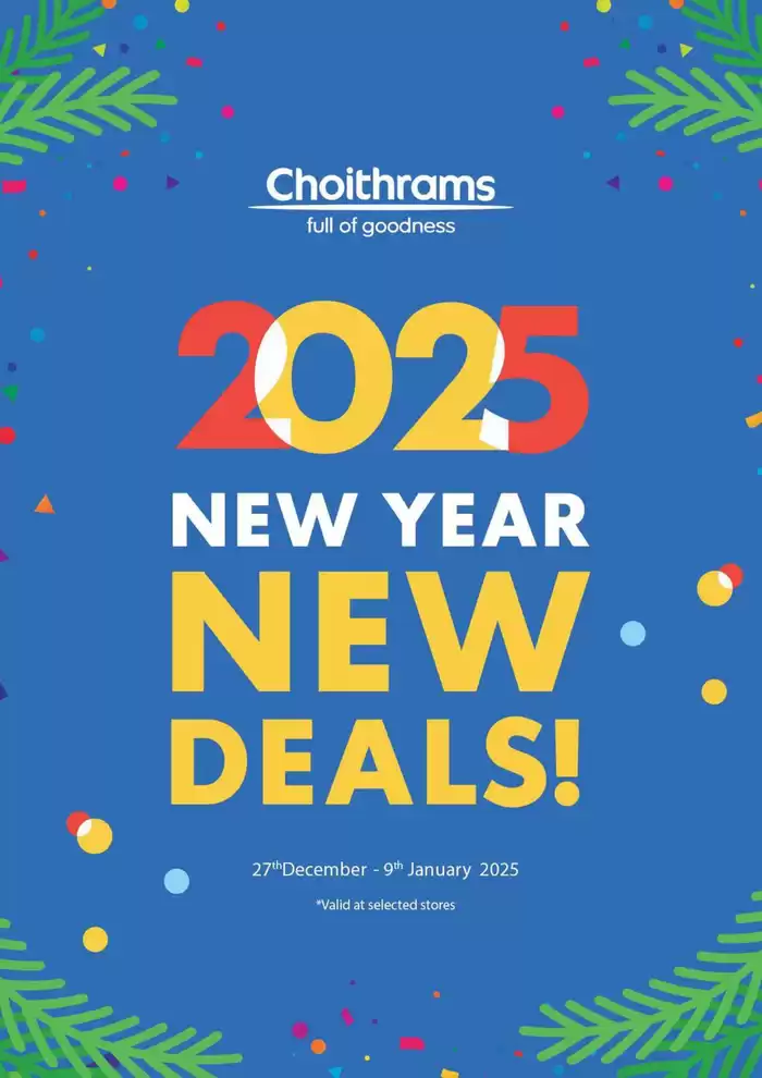 Choitrams catalogue in Al Ain | New Year & New Deals | 27/12/2024 - 10/01/2025