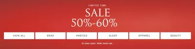 Clothes, Shoes & Accessories offers in Ghayathi | Sale 50-60% Off in Victoria's Secret | 27/12/2024 - 10/01/2025