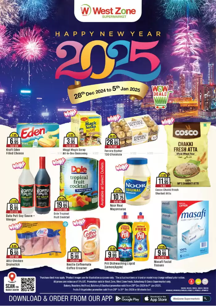 West Zone Fresh catalogue in Ajman | West Zone Supermarket catalogue | 29/12/2024 - 05/01/2025