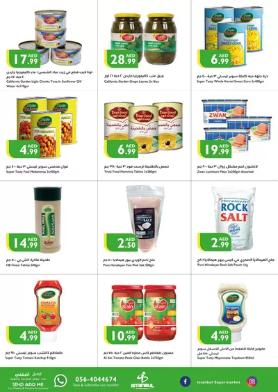 Istanbul Supermarket catalogue in Sharjah | Top offers for thrifty shoppers | 02/01/2025 - 09/01/2025