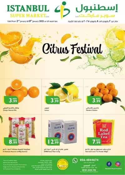 Istanbul Supermarket catalogue in Sharjah | Citrus Festival | 02/01/2025 - 08/01/2025