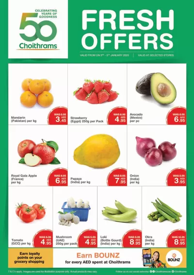 Choitrams catalogue in Al Ain | Fresh Offers | 03/01/2025 - 05/01/2025