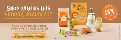 Organic Super Store catalogue in Dubai | Shop With Us! 15% Off | 05/01/2025 - 05/01/2025