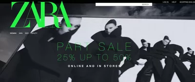 Zara catalogue in Dubai | Part Sale 25-50% Off | 03/01/2025 - 20/01/2025