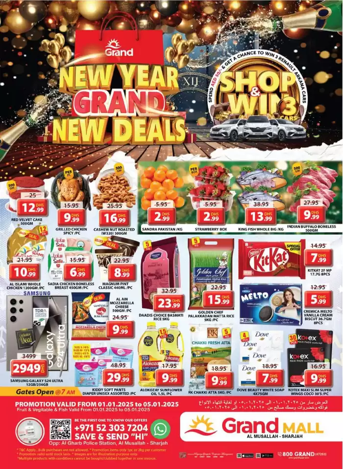 Grand Hyper Market catalogue in Ajman | Top offers for thrifty shoppers | 02/01/2025 - 08/01/2025