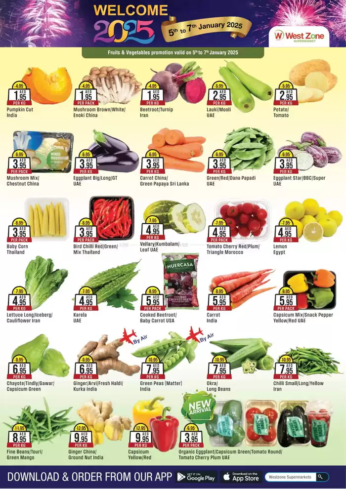 West Zone Fresh catalogue in Dubai | West Zone Supermarket catalogue | 06/01/2025 - 13/01/2025