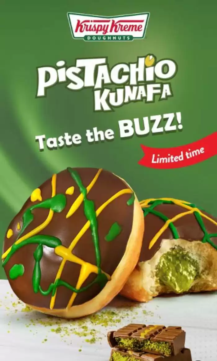 Krispy Kreme catalogue in Sharjah | Taste The Buzz! Limited Time | 08/01/2025 - 21/01/2025