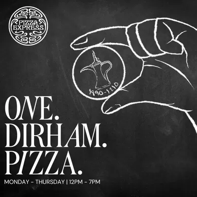 Pizza Express catalogue in Ajman | One Dirham Pizza! | 13/01/2025 - 17/01/2025