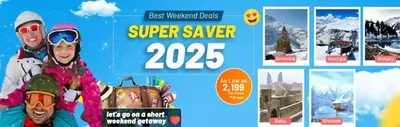 Travel & Leisure offers | Super Saver 2025 in AFC Holidays | 14/01/2025 - 31/03/2025