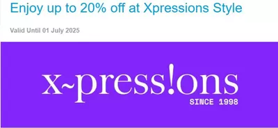 Banks & ATMs offers in Al Dhaid | Enjoy Up to 20% Off at Xpressions Style in National Bank of Fujairah | 14/01/2025 - 01/07/2025