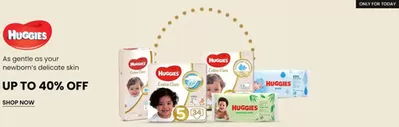 Babies, Kids & Toys offers in Madinat Zayed | Huggies Up To 40% Off in Firstcry | 15/01/2025 - 24/01/2025