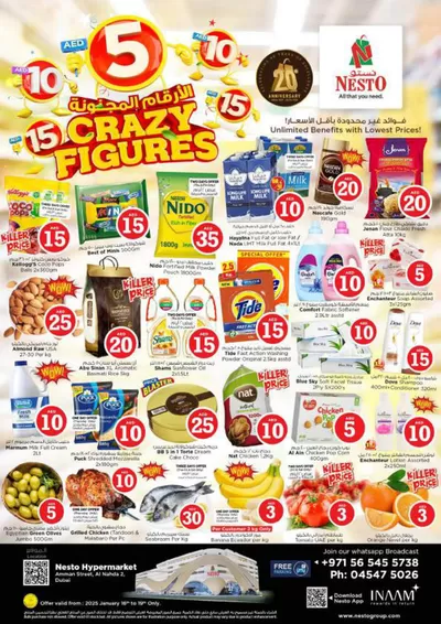 Nesto catalogue in Al Nahda | Nesto CRAZY FIGURES AL NAHDA DXB | 16/01/2025 - 20/01/2025