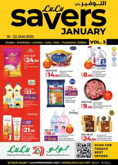 Lulu Hypermarket catalogue in Ruwais | Lulu Savers! DXB  | 16/01/2025 - 22/01/2025