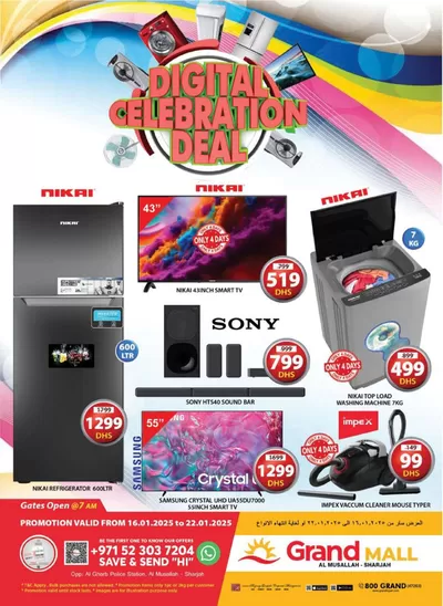 Grand Hyper Market catalogue in Sharjah | Current special promotions | 16/01/2025 - 22/01/2025