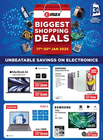 Technology & Electronics offers in Mussafah | Catalogue Emax in Emax | 19/01/2025 - 26/01/2025