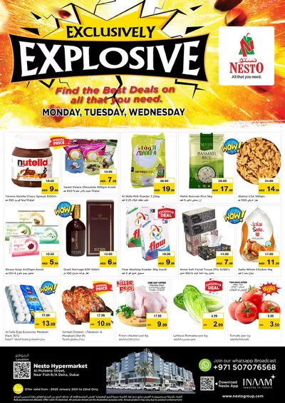 Nesto catalogue in Dubai | Nesto EXCLUSIVELY EXPLOSIVE DEALS | 19/01/2025 - 23/01/2025