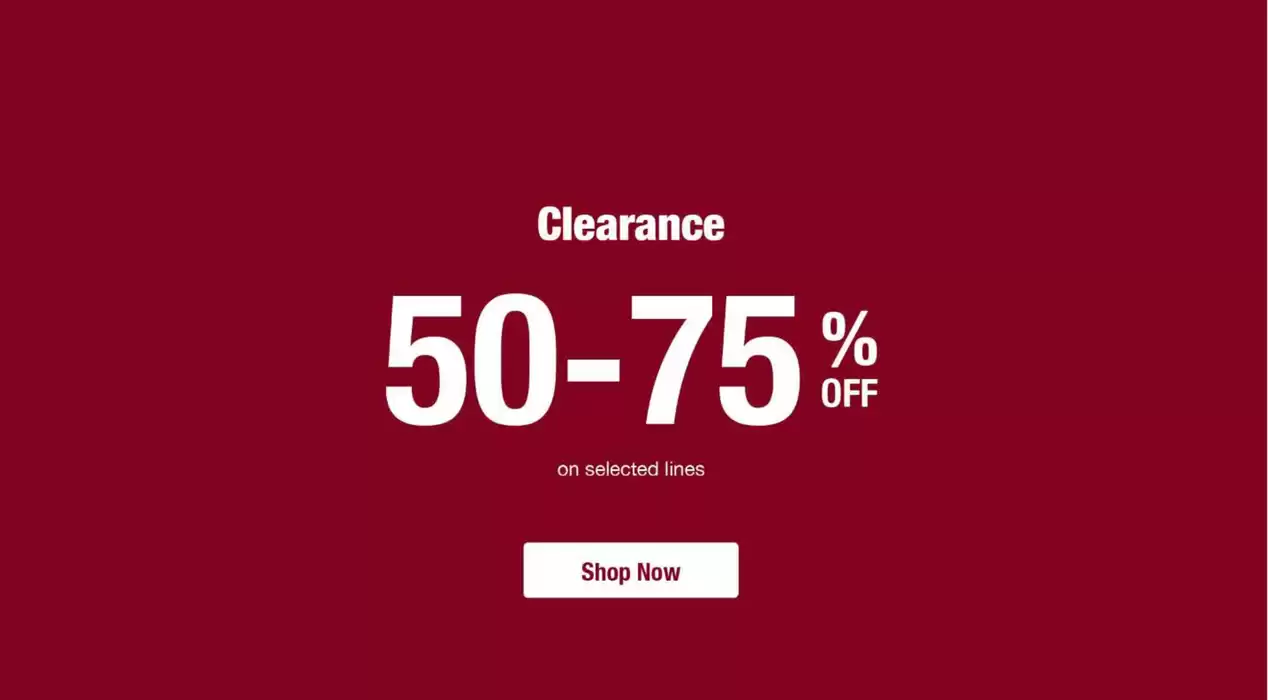 MUJI catalogue | Clearance! 50-70% Off | 20/01/2025 - 23/01/2025