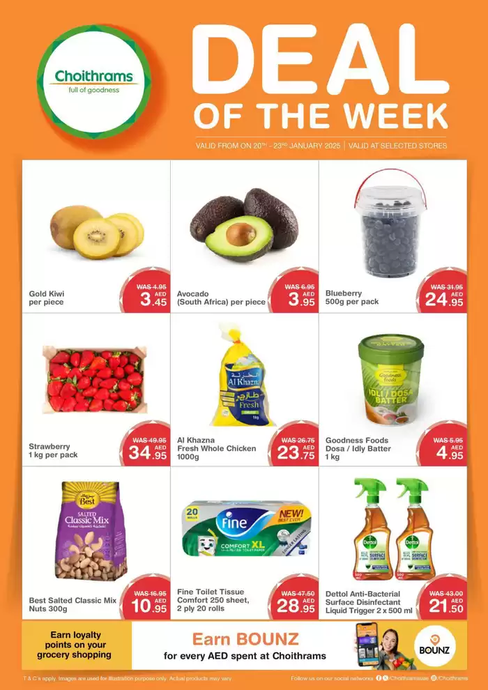 Choitrams catalogue in Ajman | Deal of The Week | 20/01/2025 - 23/01/2025