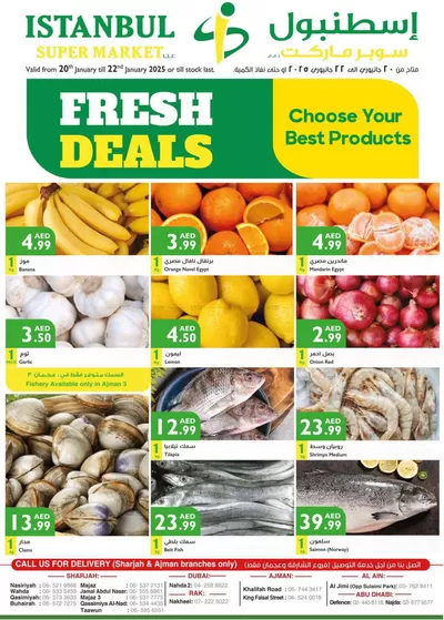 Istanbul Supermarket catalogue in Mussafah | Fresh Deals | 20/01/2025 - 22/01/2025