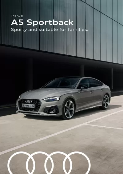 Audi catalogue | The Audi A5 Sportback | 21/01/2025 - 31/12/2025