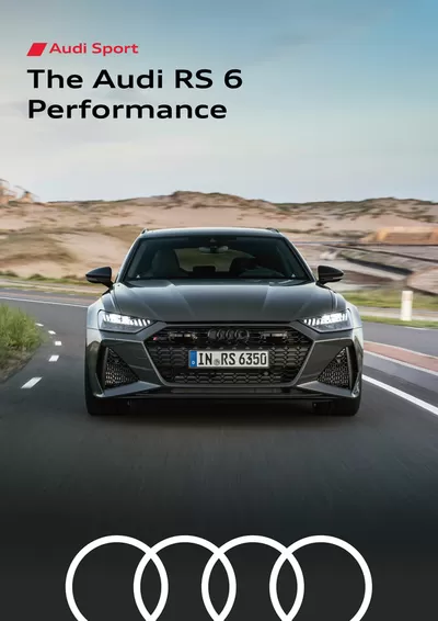 Audi catalogue | The Audi RS 6 Performance | 21/01/2025 - 31/12/2025