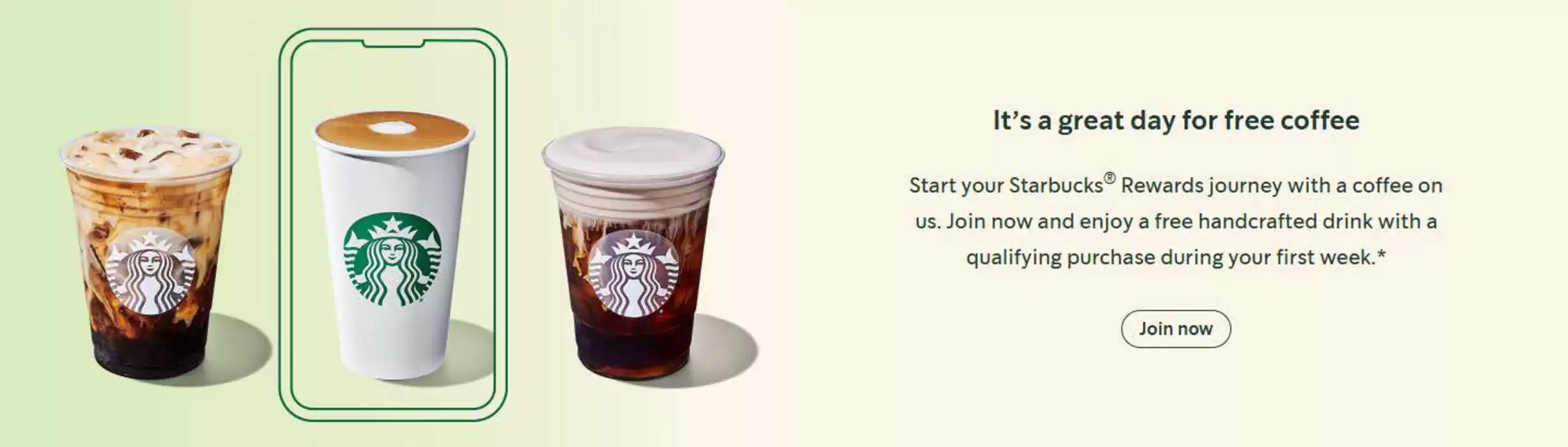 Starbuck's catalogue | It’s a Great Day For Free Coffee | 22/01/2025 - 22/01/2025