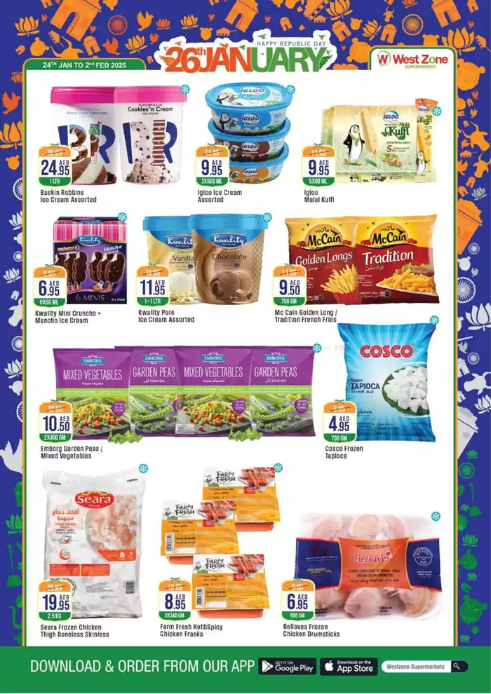 West Zone Fresh catalogue in Dubai | West Zone Supermarket catalogue | 25/01/2025 - 08/02/2025