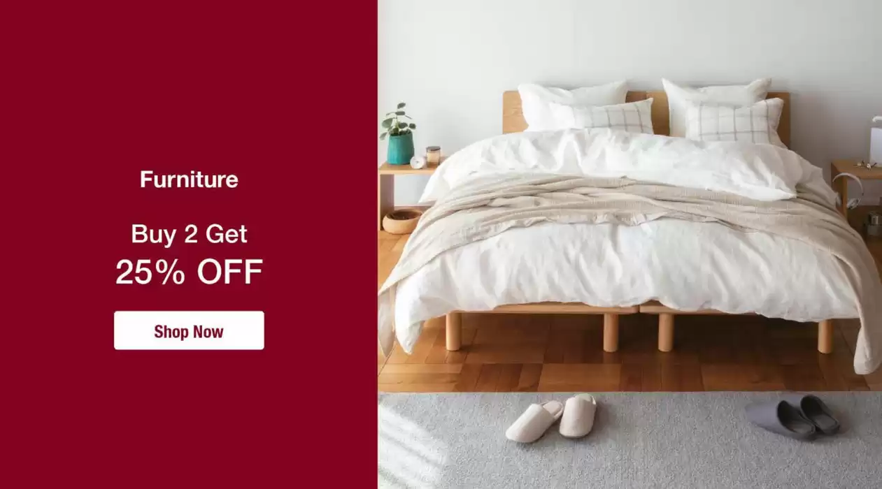 MUJI catalogue in Sharjah | Furniture Buy 2 Get 25% Off | 27/01/2025 - 06/02/2025