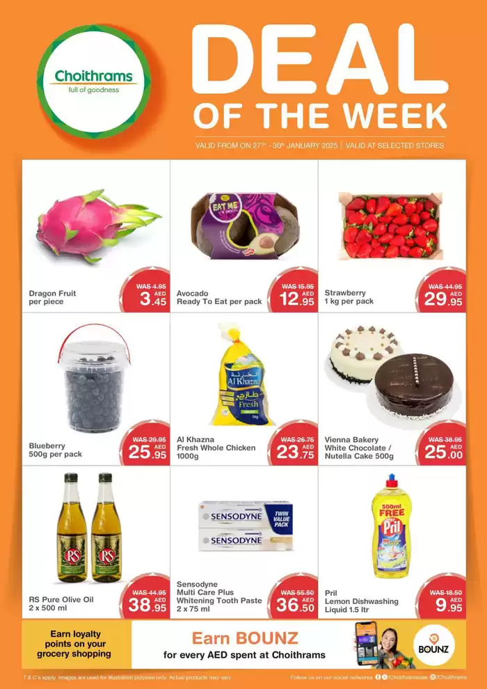 Choitrams catalogue | Deal of The Week | 27/01/2025 - 30/01/2025