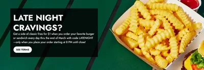 Shake Shack catalogue in Dubai | Late Night Cravings | 30/01/2025 - 30/03/2025