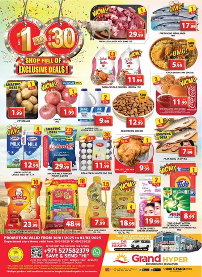 Grand Hyper Market catalogue | Top deals and discounts | 30/01/2025 - 02/02/2025