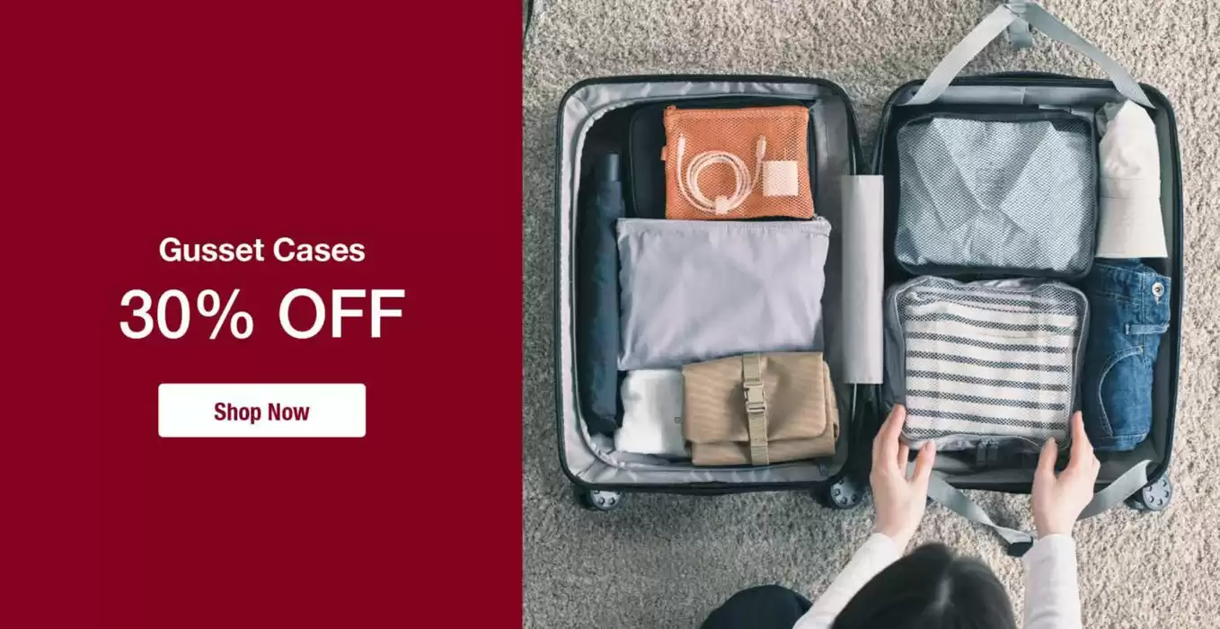 MUJI catalogue in Abu Dhabi | Gusset Cases 30% Off | 03/02/2025 - 06/02/2025