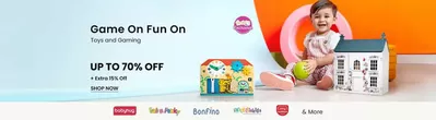 Babies, Kids & Toys offers in Fujairah | Game On Fun On. Up To 70% Off! in Firstcry | 04/02/2025 - 05/02/2025