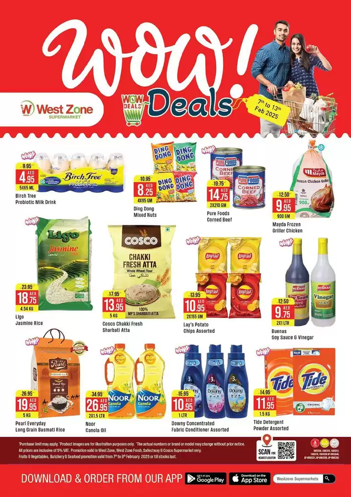 West Zone Fresh catalogue in Sharjah | West Zone Supermarket catalogue week 6 | 08/02/2025 - 22/02/2025