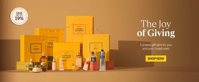 L'Occitane catalogue in Ras al-Khaimah | The Joy of Giving Save Up To 19%  | 17/02/2025 - 17/03/2025