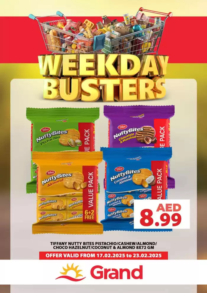 Grand Hyper Market catalogue in Dubai | Weekday Busters | 17/02/2025 - 23/02/2025