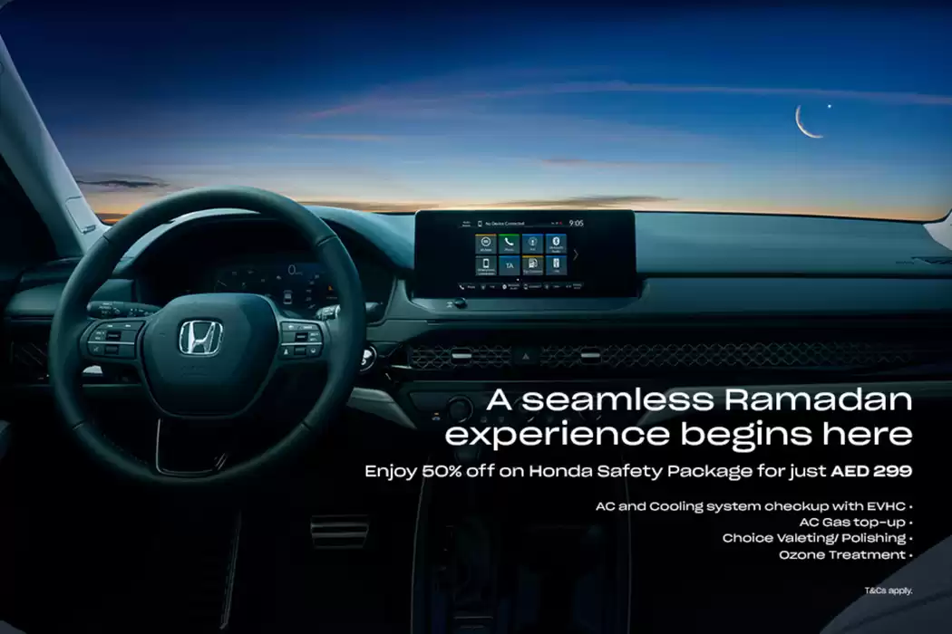 Honda catalogue in Sharjah | Enjoy 50% off on Honda Safety Package For Just AED 299. | 21/02/2025 - 15/03/2025