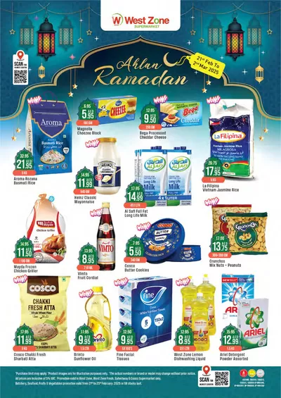 West Zone Fresh catalogue in Ajman | West Zone Supermarket catalogue | 22/02/2025 - 08/03/2025