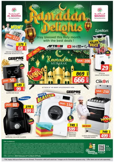 Al Madina catalogue in Ajman | Browse Ramadan Deals Offer By Al Madina Hypermarket | 22/02/2025 - 08/03/2025