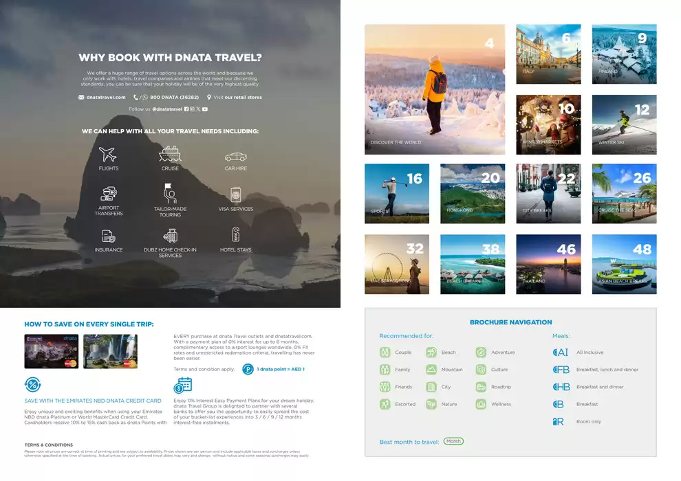 Dnata Travel catalogue in Dubai | Booked By Dnata Travel Volume 4 | 24/02/2025 - 31/07/2025