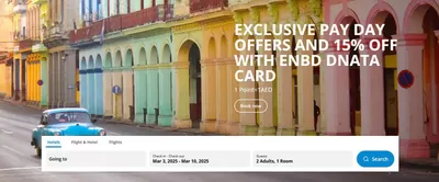 Dnata Travel catalogue in Dubai | Exclusive Pay Day Offers and 15% Off with ENBD dnata Card | 24/02/2025 - 10/03/2025