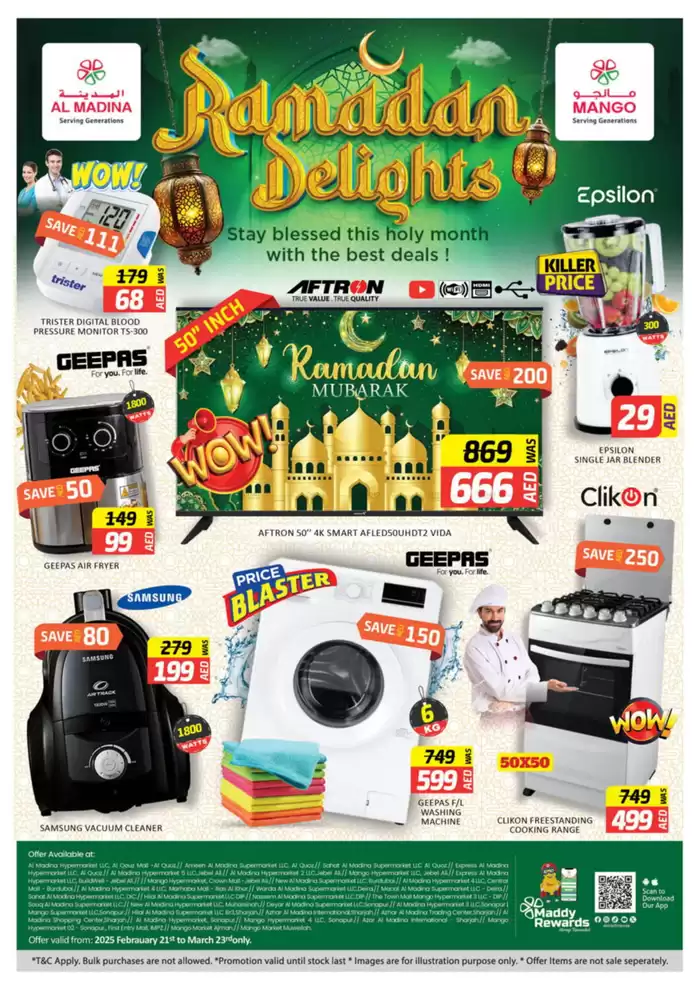 Al Madina catalogue in Sharjah | Browse Ramadan Deals Offer By Al Madina Hypermarket | 26/02/2025 - 12/03/2025