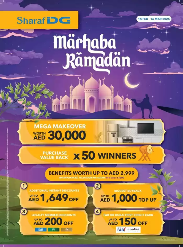 Sharaf DG catalogue in Sharjah | Marhaba Ramadan | 03/03/2025 - 16/03/2025