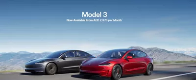 Cars, Motorcycles & Accesories offers in Al Madam | Model 3 Now Available From AED 2,373 per Month in Tesla | 12/03/2025 - 12/04/2025